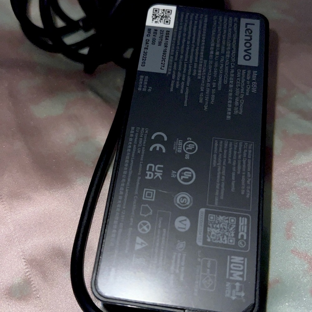 Lenovo Charger 65W